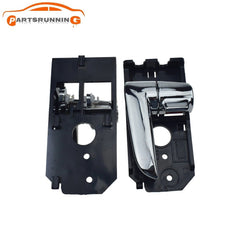 Front Rear LH & RH Interior Inner Door Handle Chrome For Kia Spectra 826102F000 6B93BC-57