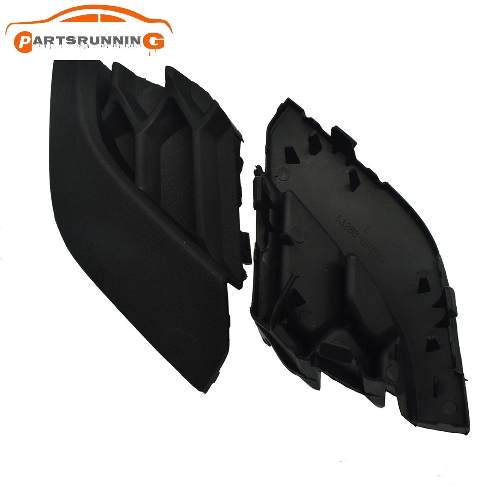 Front Left & Right Side Tow Hook Eye Covers Pair For Toyota RAV4 2016 2017 2018 6B93BC-57