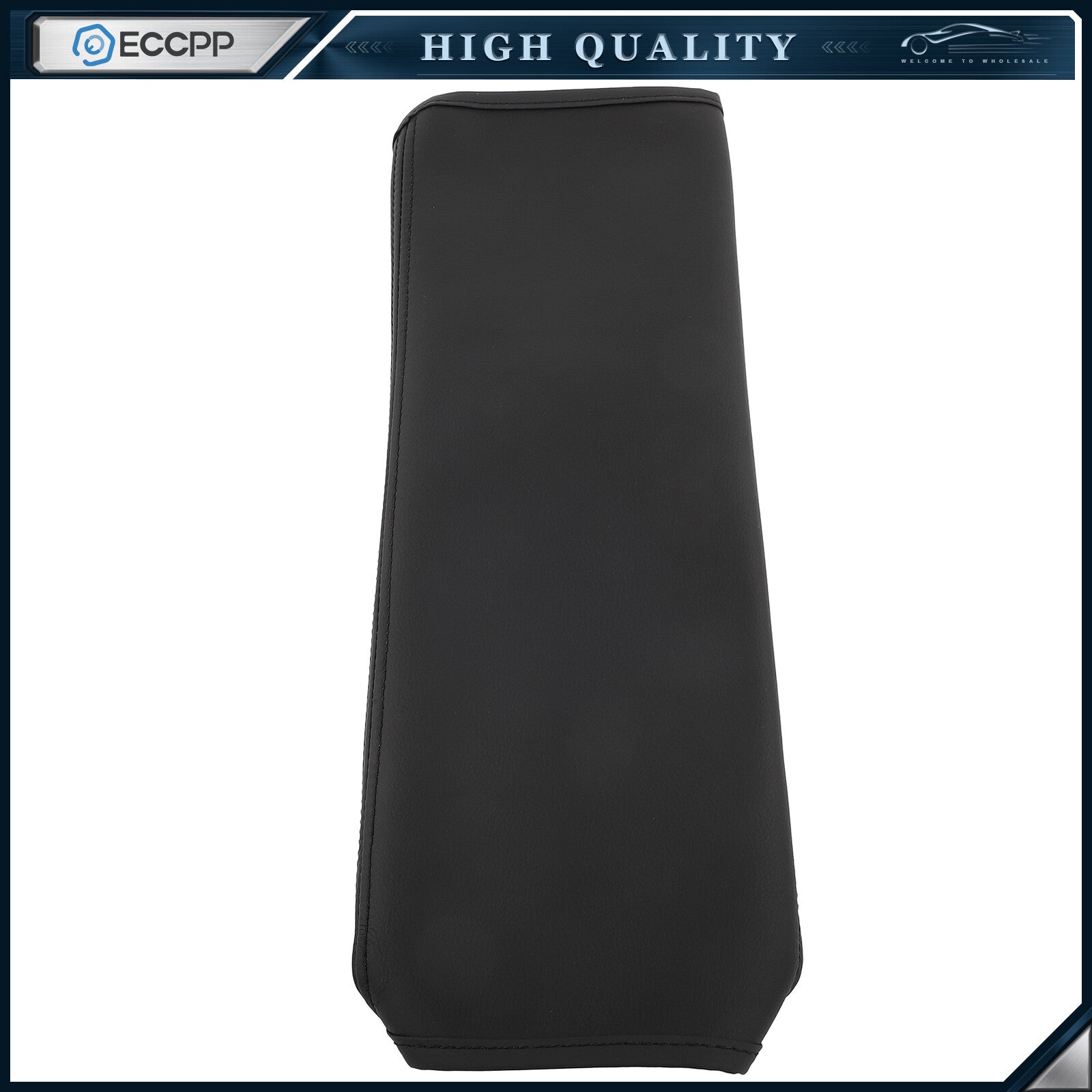 For Toyota Camry 2018-2024 Black PU Leather Center Console Lid Armrest Cover 6B93BC-57