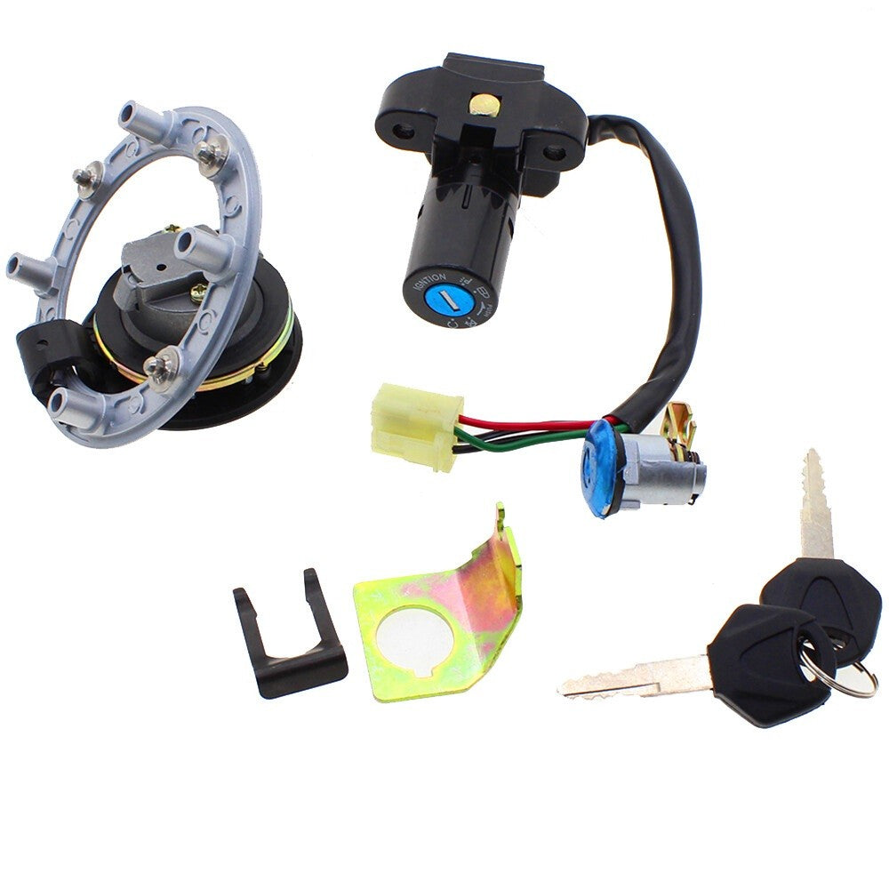 Lock Set Ignition Switch Fuel Gas Tank Cap w/Keys for Suzuki GS500 2001-2012 6B93BC-57