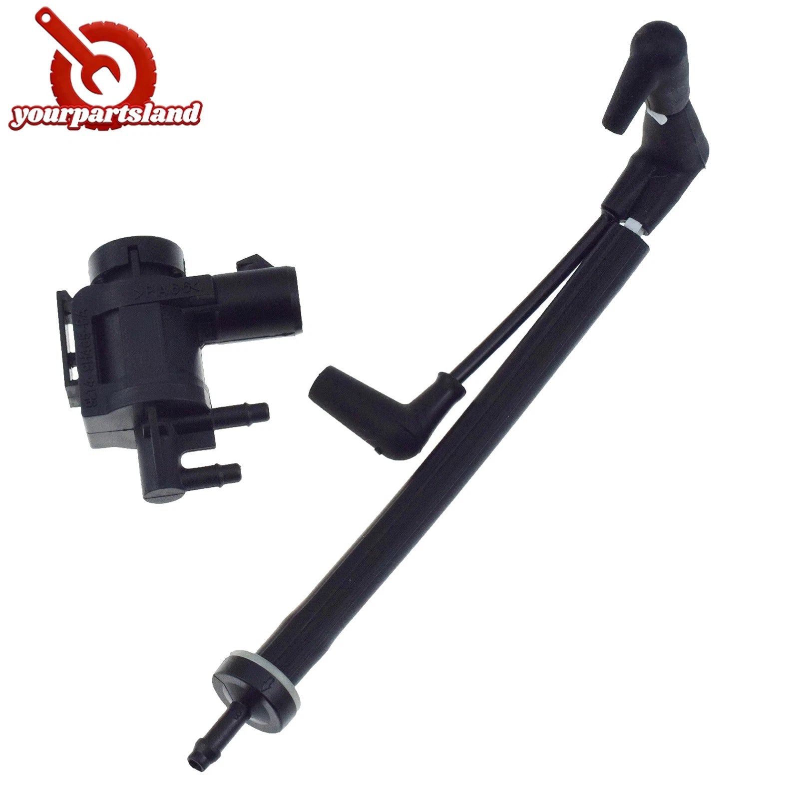 For Ford F150 2015-2020 Hub Lock Vacuum Line Tube Check Valve &Solenoid Actuator 6B93BC-57