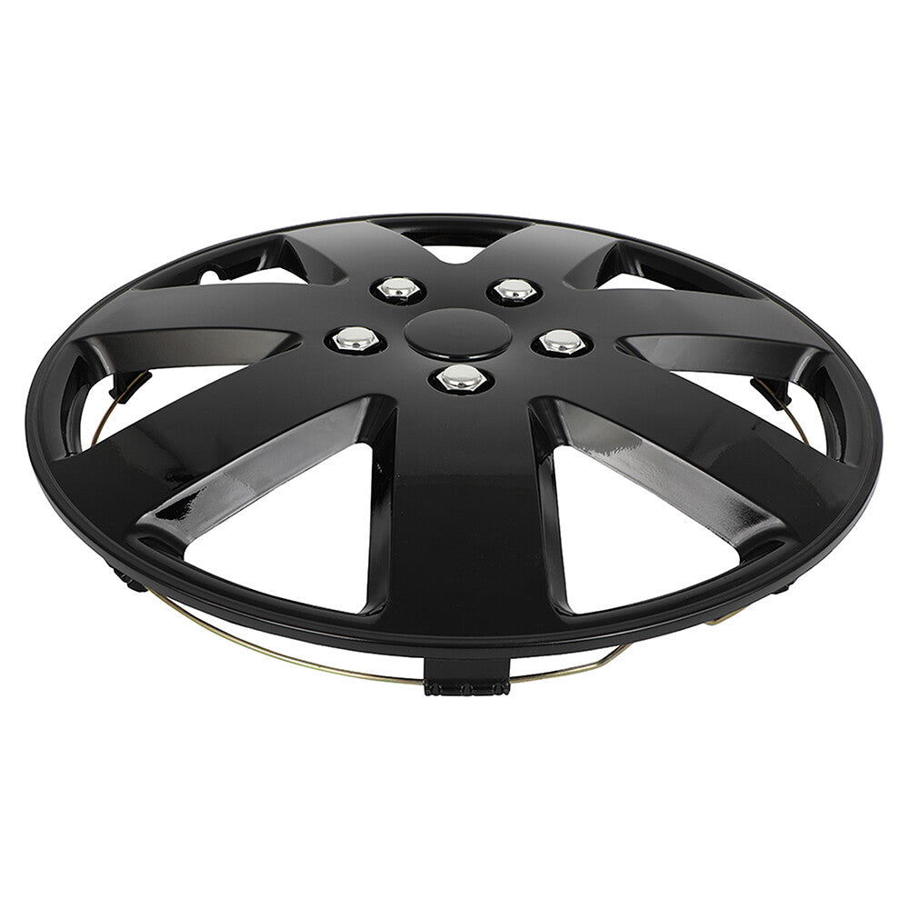 ECCPP 4X Wheel Hub Caps Snap On Silver Rim Covers For R16 Tire 5 Lug Wheel 16" ECCPP