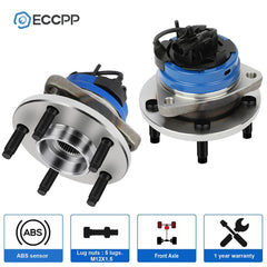 2 Pcs Front Wheel Hub Bearings For Chevy Malibu 2004-2012 Pontiac G6 2005-2010 KOEEP