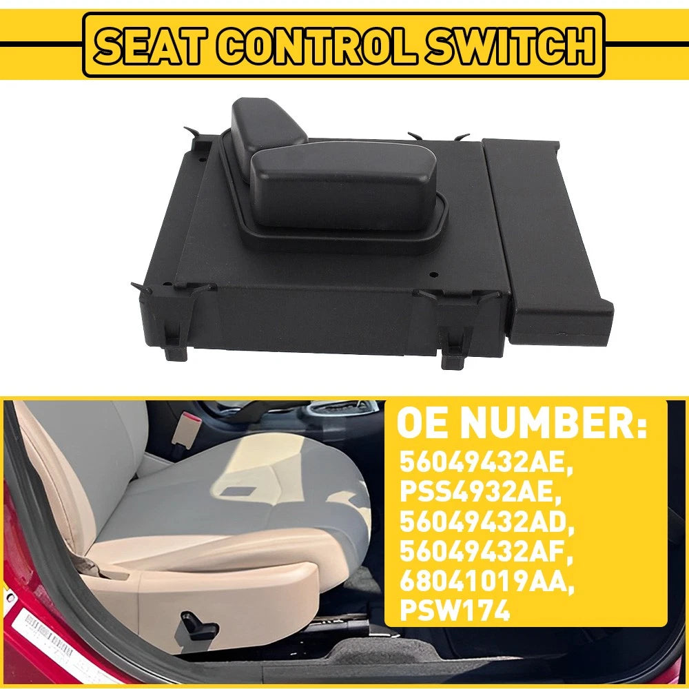 Passenger Side Power Seat Switch for CHRYSLER ASPEN RAM DDODGE JEEP 56049432AE 6B93BC-57