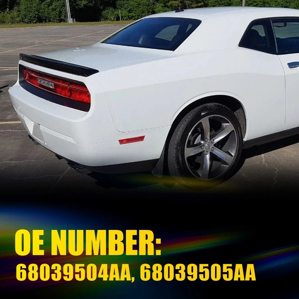 For 2008-2014 Dodge Challenger Red Lens Rear Bumper Side Marker Light Housings A 6B93BC-57