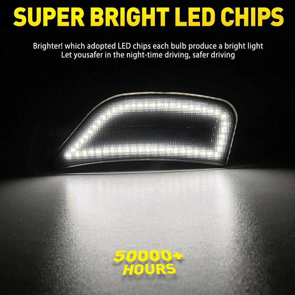 Smoked Side Marker Lamp Light W/ Led Bulb for 2021-2023 Chevy Tahoe (5th Gen) EA 6B93BC-57