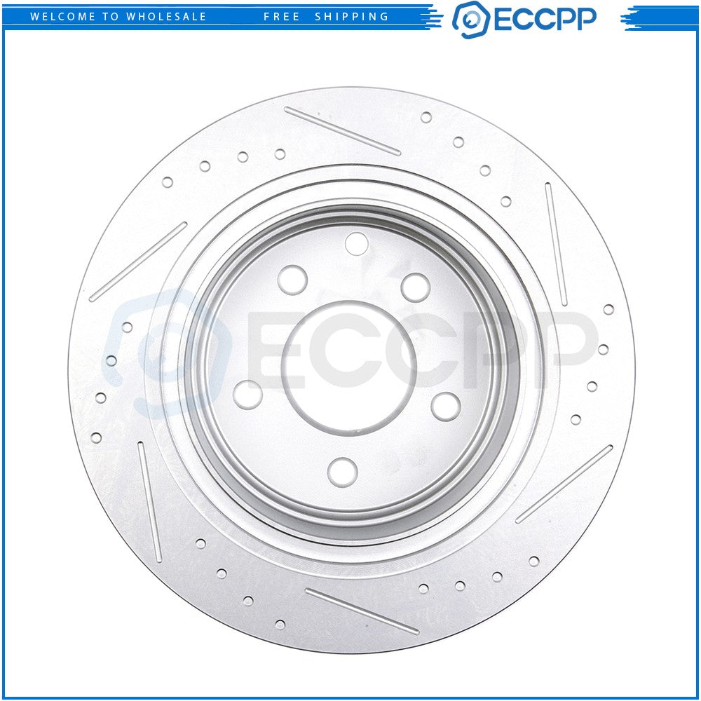 Front + Rear Drilled Slotted Brake Rotors Kit For Nissan Altima 07 08 09 - 2012 KOEEP