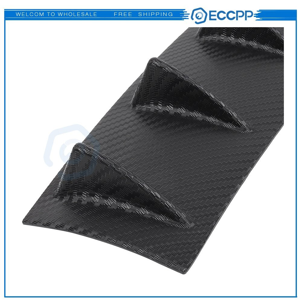 34" x 6" Rear Shark Fin Bumper Diffuser Carbon Fiber Pattern Appearance 6B93BC-57