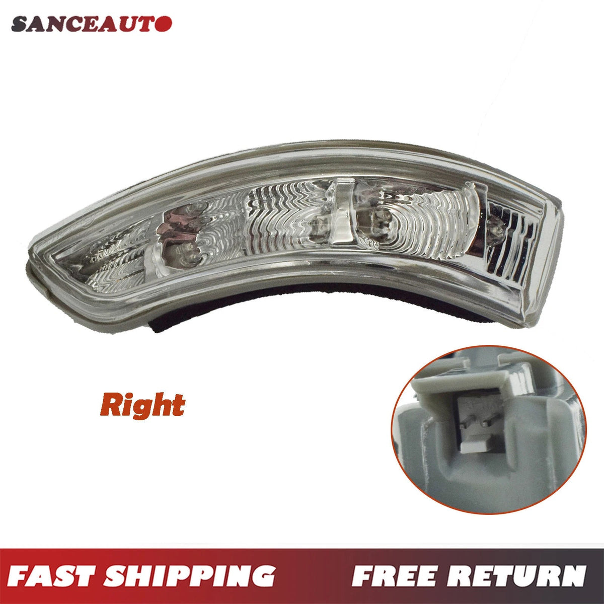 Right Outside Turn Signal Mirror Lamp Light For Hyundai Azera TG 2006-2010 6B93BC-57