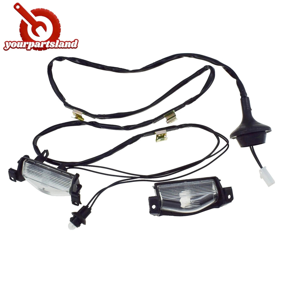 Rear License Plate Light Assembly W/ Bulbs For Mazda 3 2009-2013 BS1E-51-270 6B93BC-57
