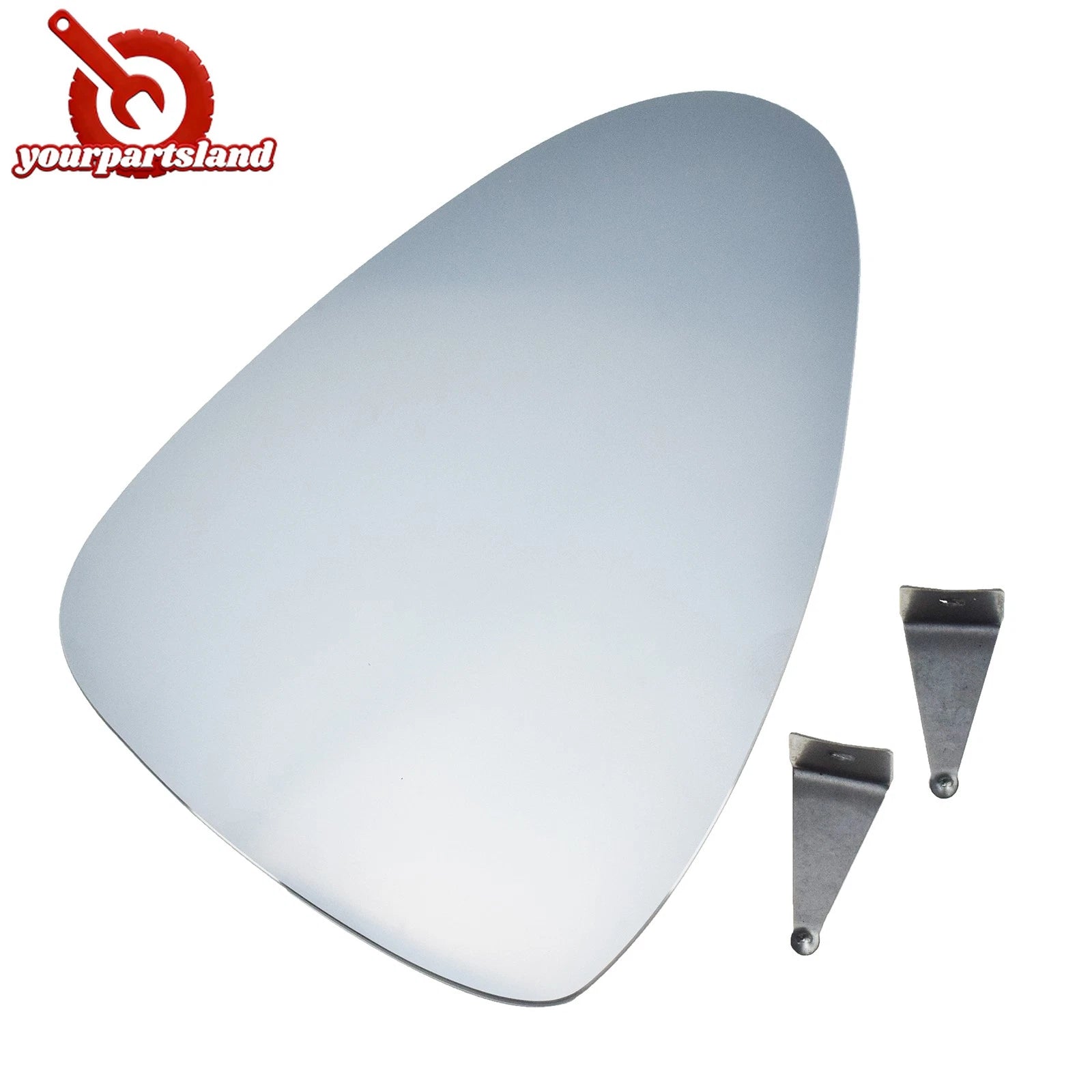 Left Heated Mirror Glass w/ Plate for Porsche Panamera 2010-2016 97073103505 6B93BC-57