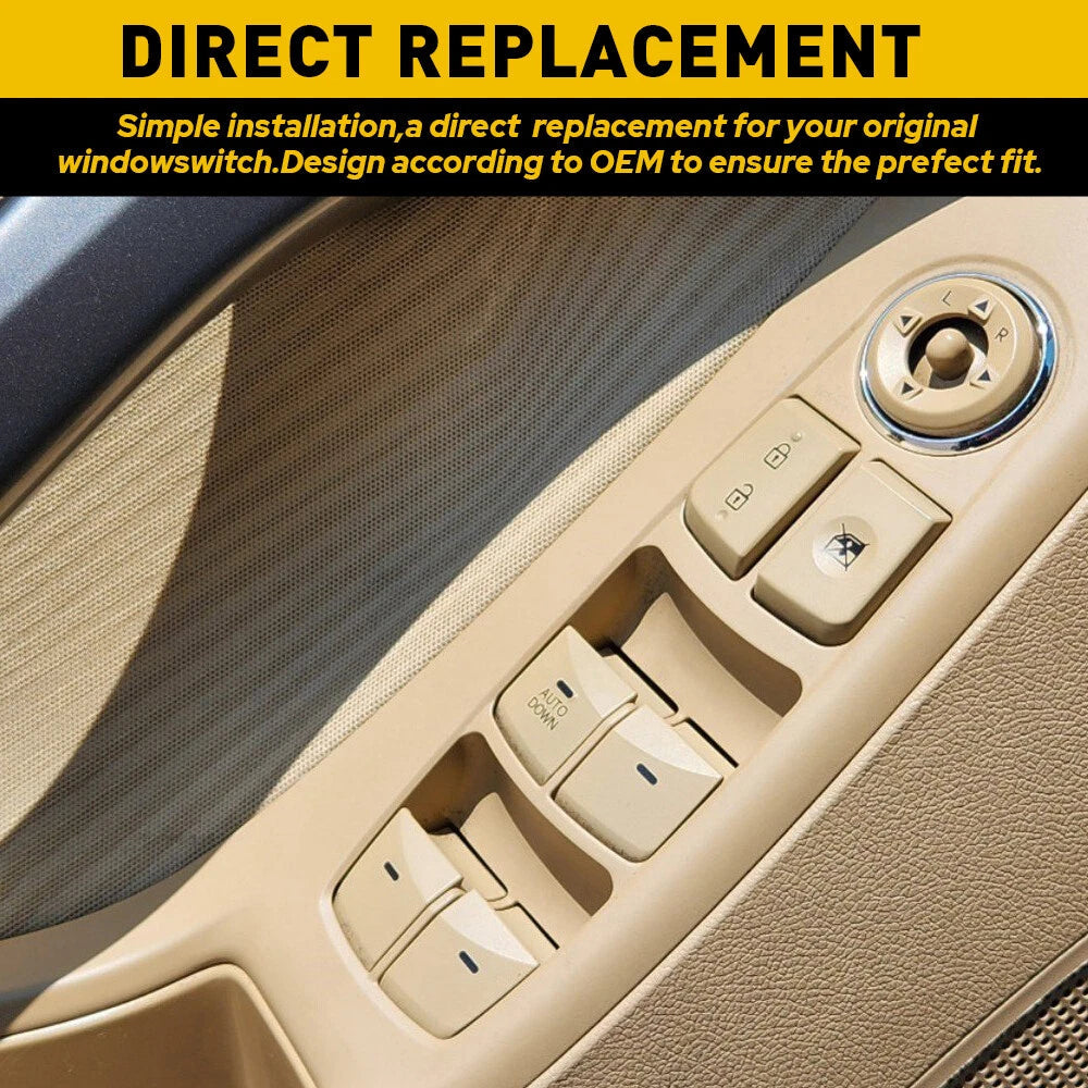 Beige Left Driver Master Door Window Power Switch For Hyundai Elantra 2011-15 EA 6B93BC-57
