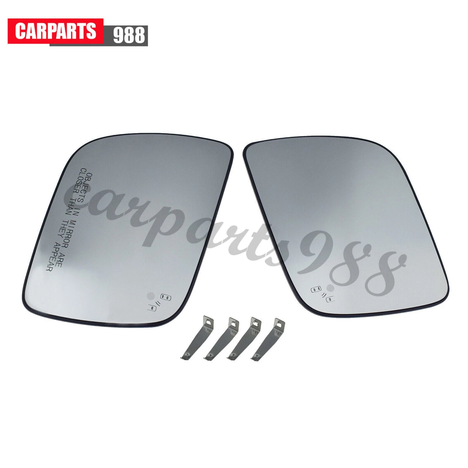Left Right Side View Mirror Glass Heated Blind Spot For 2011-2017 Ford Explorer 6B93BC-57