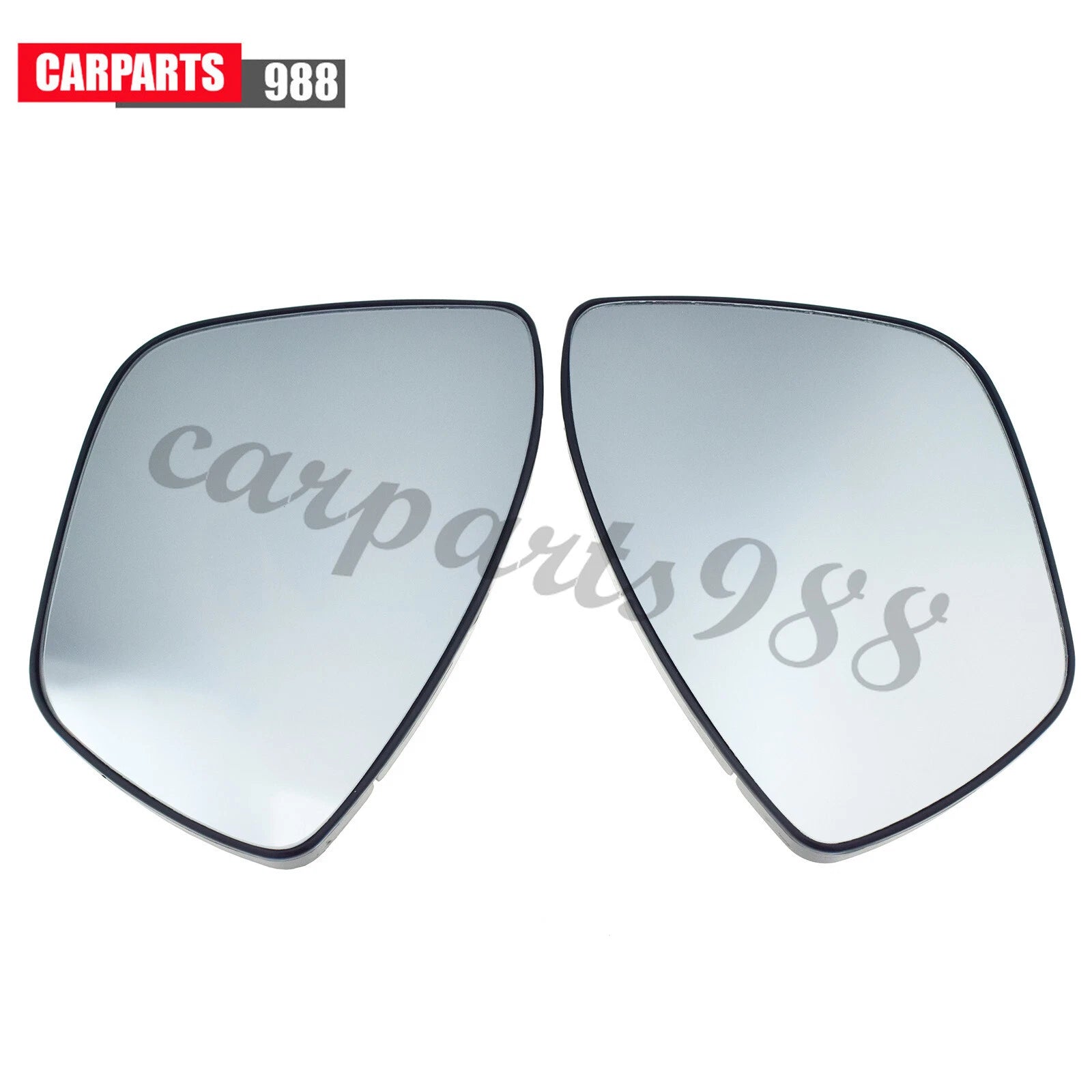 2Pcs Left Right Side Wing Mirror Glass Heated For 2012-2019 Peugeot 208 / 2008 6B93BC-57