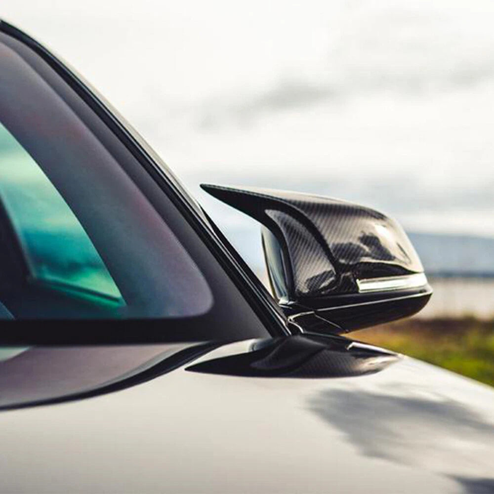 Carbon Fiber Side Mirror Caps Cover For 2014-2018 BMW M Series F87 M2 BMW i3 i3S 6B93BC-57