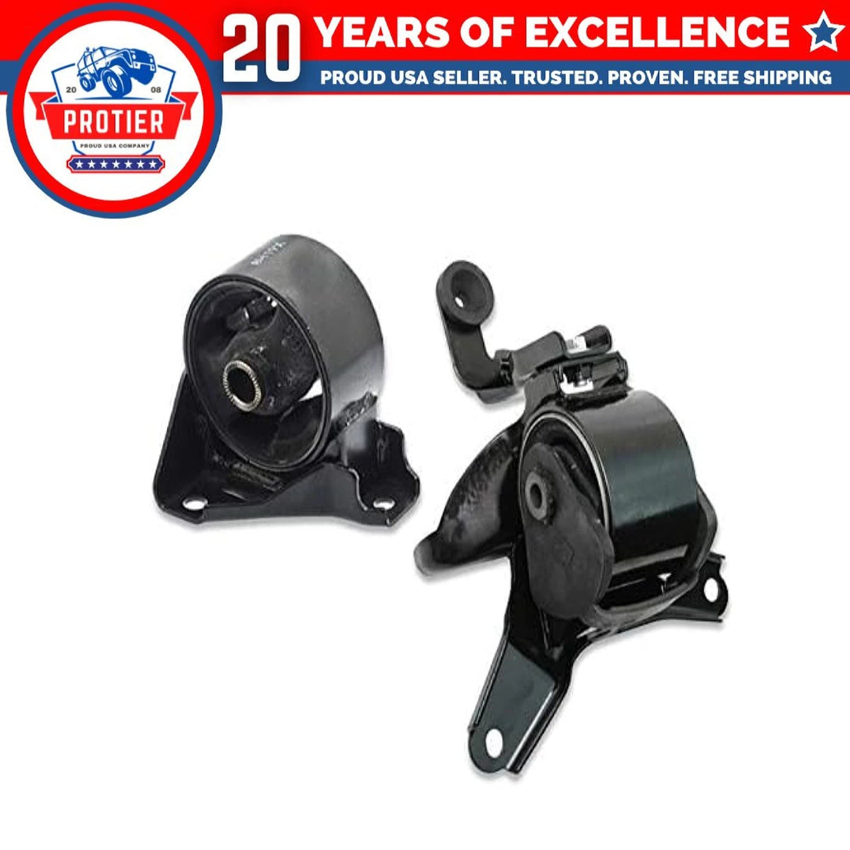 Fits 2007-2010 Kia Optima/Magentis 2.4L Front Motor & Trans Mount 2pcs : A71022 6B93BC-57