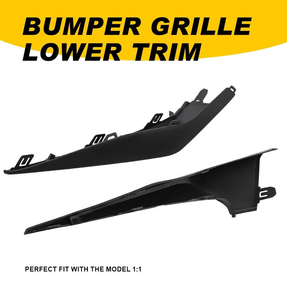 Left&Right Lower Front Molding Bumper Grill Trim for 20-22 Toyota Corolla SE XSE 6B93BC-57