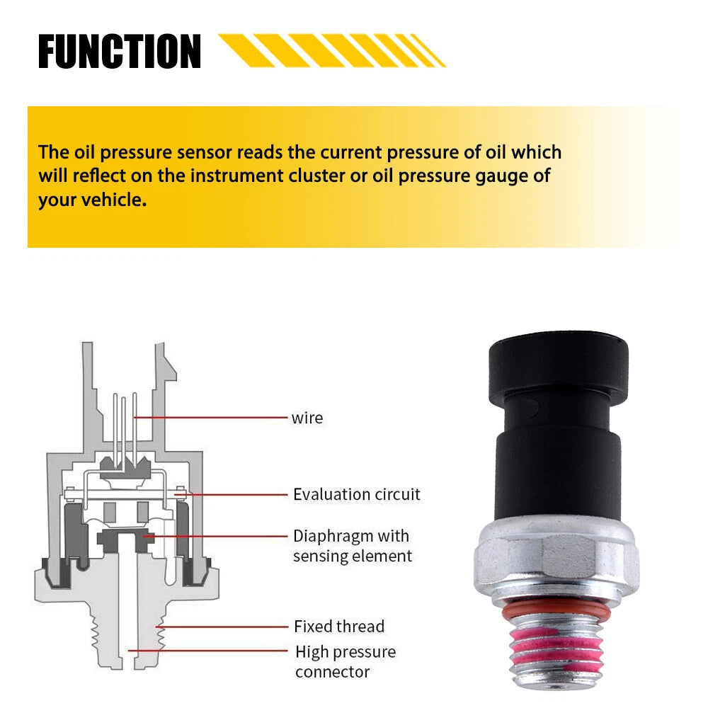 12635957 Engine Oil Pressure for Sensor Switch GM AC Vehicles Part # D1843A US 6B93BC-57