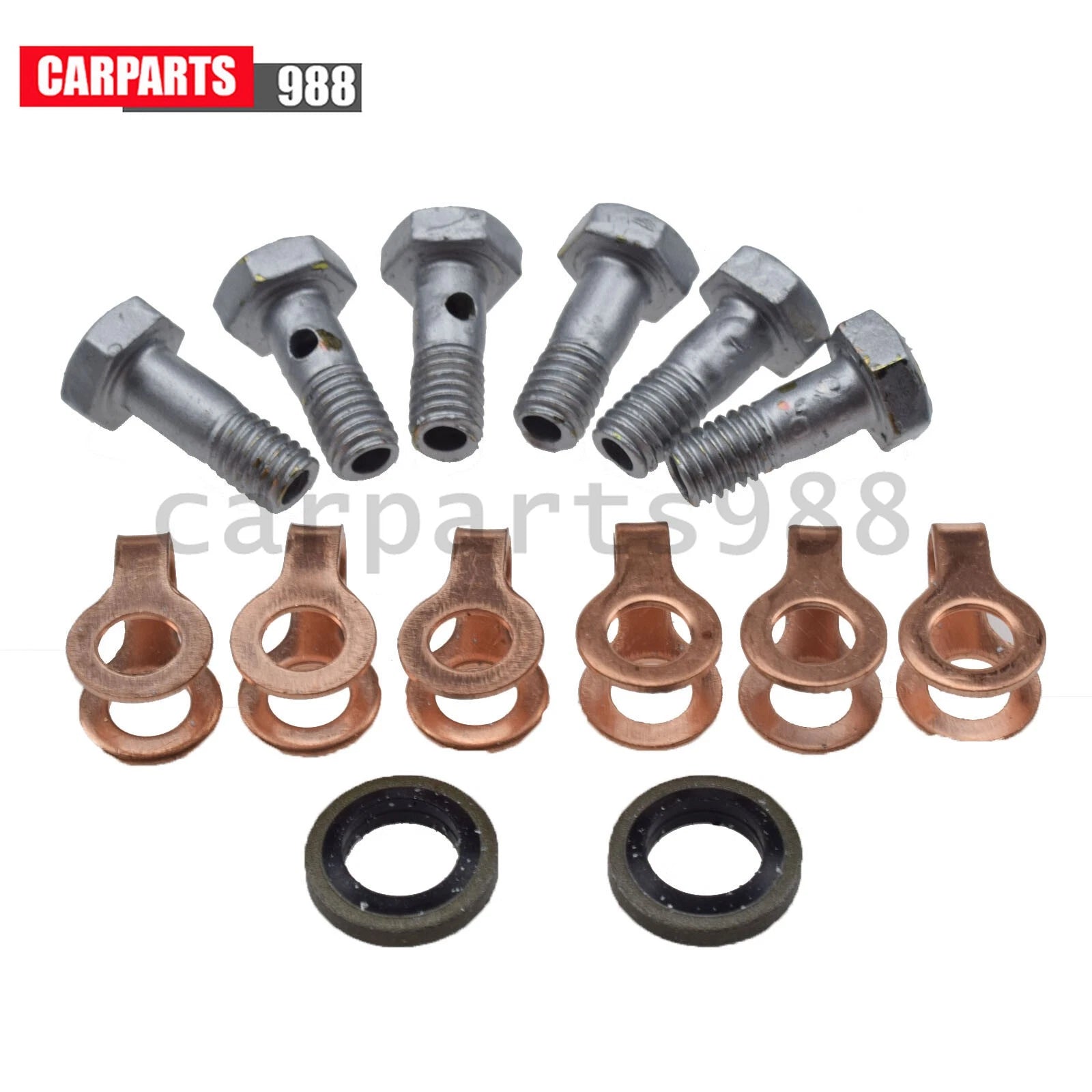 3905307 Fuel Return line Banjo Bolt kit for Dodge Cummins 89-98 12v 4bt 6bt 6ct 6B93BC-57