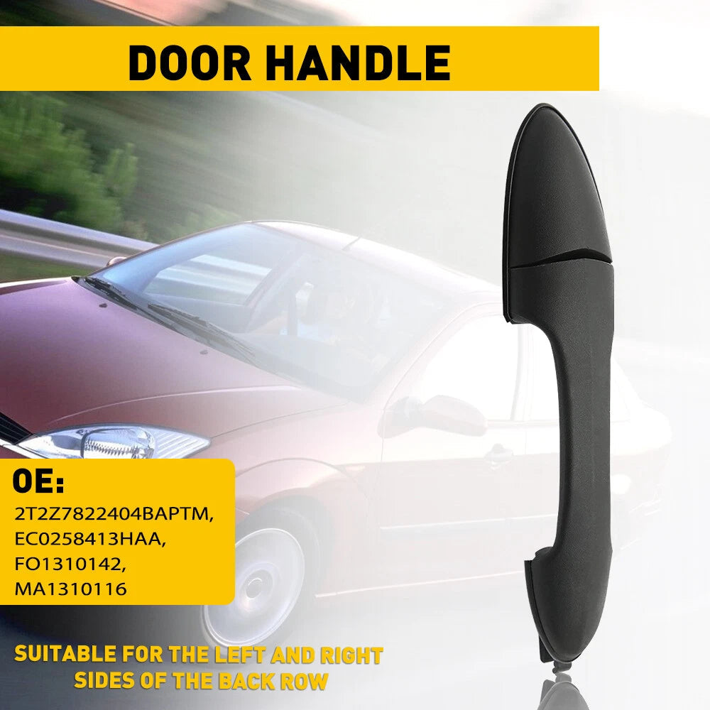Outer Door Handle Fits 2000 -2007 Ford Focus Rear Escape Left / Right Side Black 6B93BC-57