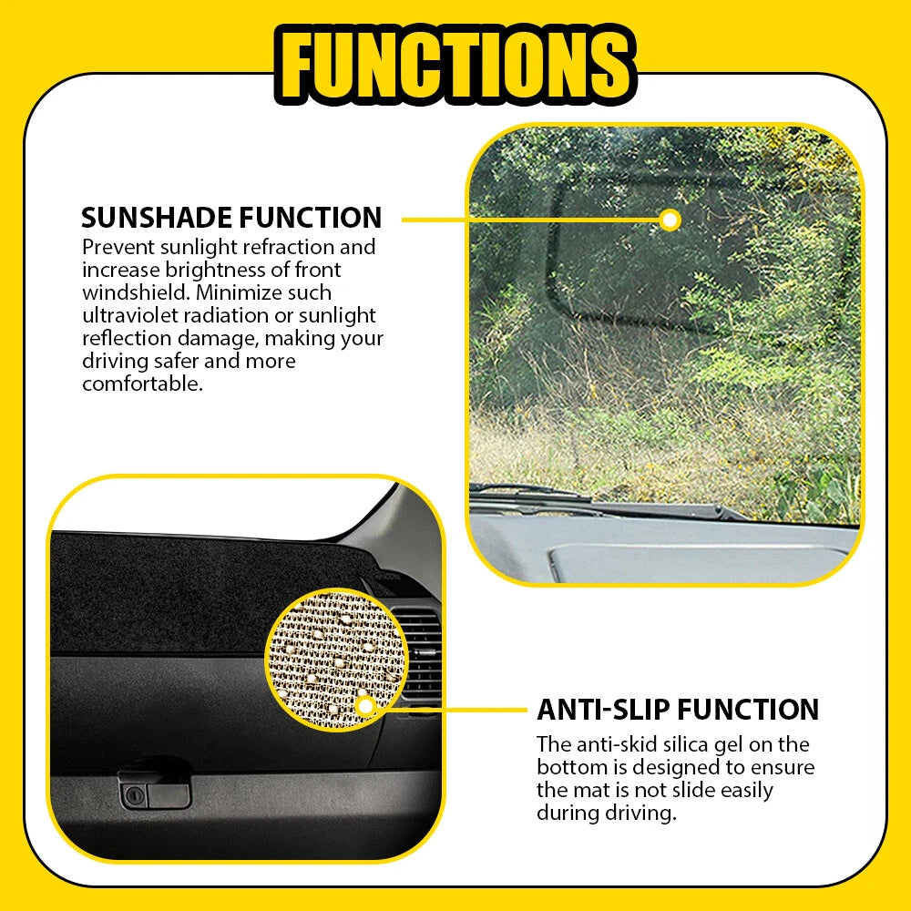 DashMat Custom Dash Cover for 05-2012 Nissan Pathfinder W/O NAV Suzuki Equator A 6B93BC-57
