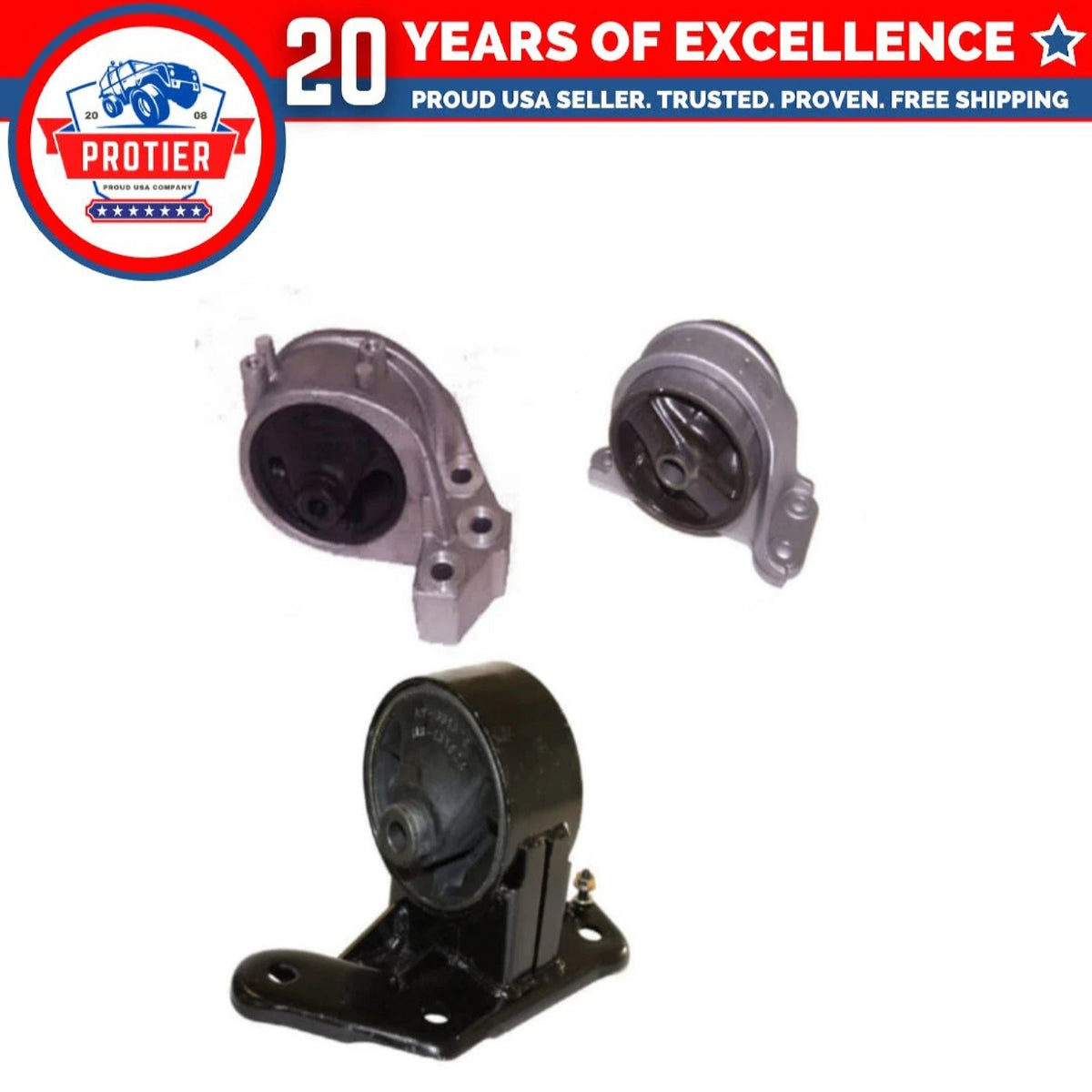 Engine Motor & Trans Mount 3PCS Set Fit 1998-2004 Mitsubishi Diamante 3.5L 6B93BC-57