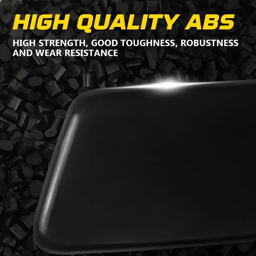 For Volvo S60 2005-2009 Black Pair Front Headlight Washer Jet Spray Cover Cap EA 6B93BC-57