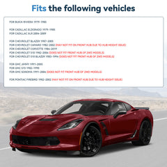 4 Pcs 20mm Hub Centric Wheel Spacers 5x4.75 For Chevrolet Corvette S10 Camaro 6B93BC-57