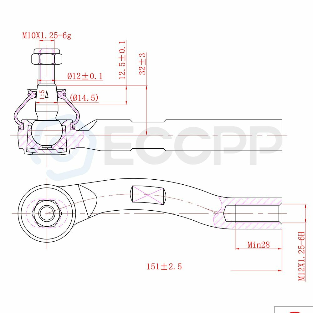 4set Front Sway Bar Outer Tie Rod Fits 2007-2012 Nissan Sentra Suspension KOEEP