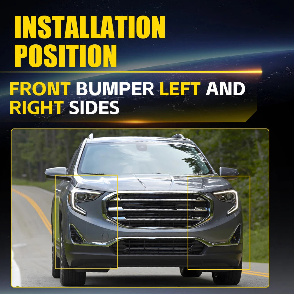 Pair For GMC Terrain 2018 19 2020-2021 Front Bumper Retainer Support Bracket EOA 6B93BC-57
