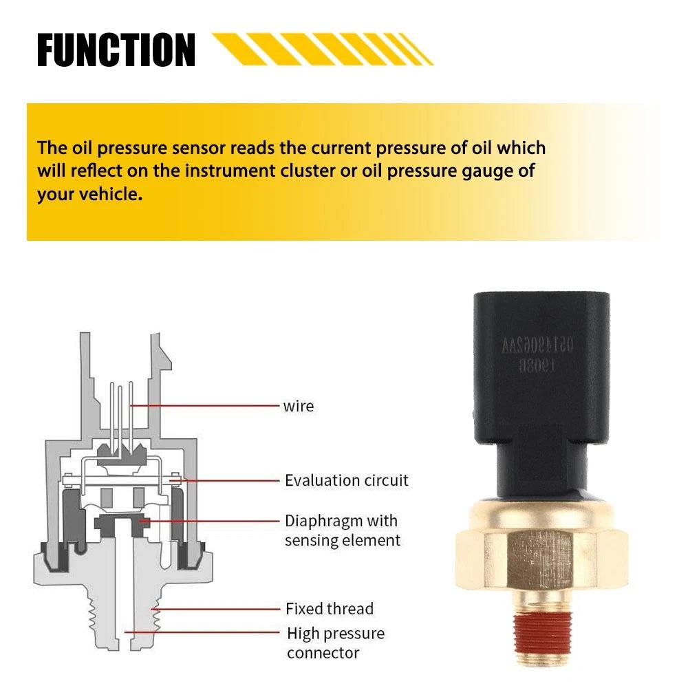 56028807AA Engine Oil Pressure Sender Switch Sensor for Jeep Chrysler Dodge 3.6L 6B93BC-57