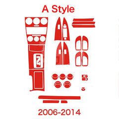 Interior Center Console Carbon Fiber Molding Sticker Decals For Mazda 6 2003-14