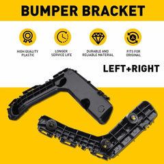 Bumper Bracket For 2014-2016 Toyota Corolla Front Passenger Driver Side 2pcs EOA 6B93BC-57
