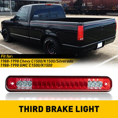 Smoked LED 3rd Brake Light Cargo Lamp for 88-98 Chevy Silverado GMC C1500 EOA 6B93BC-57