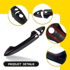 4X For 2016-2022 Honda Pilot/2013-2017 Accord Exterior Door Handle Cover Trim EA 6B93BC-57