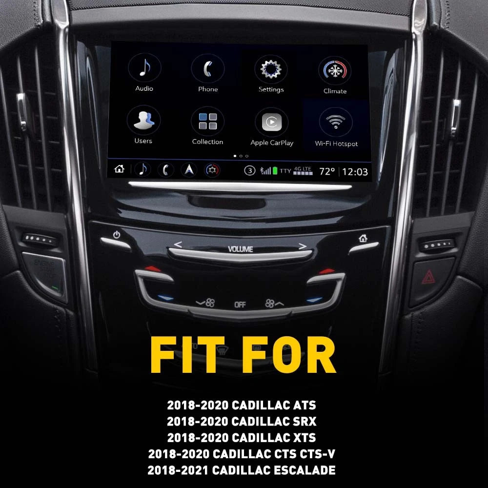 TOUCH screen for CADILLAC CTS V ATS SRX XTS CUE RADIO INFO DISPLAY 2018-2021 EOA 6B93BC-57