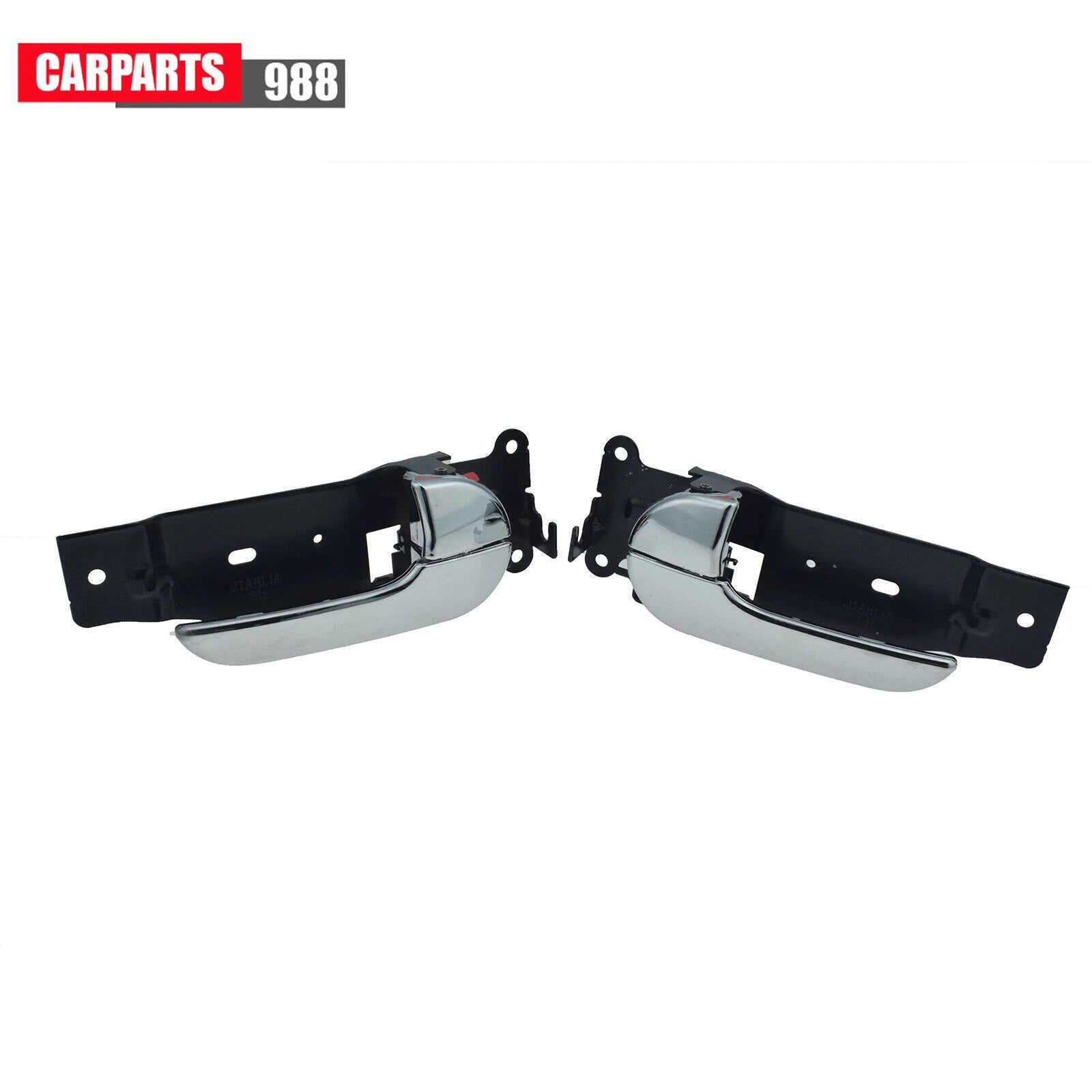 Pair Front Inside Door Handle Chrome For 02-05 Kia Sedona 0K53B59330 0K53B58330 6B93BC-57