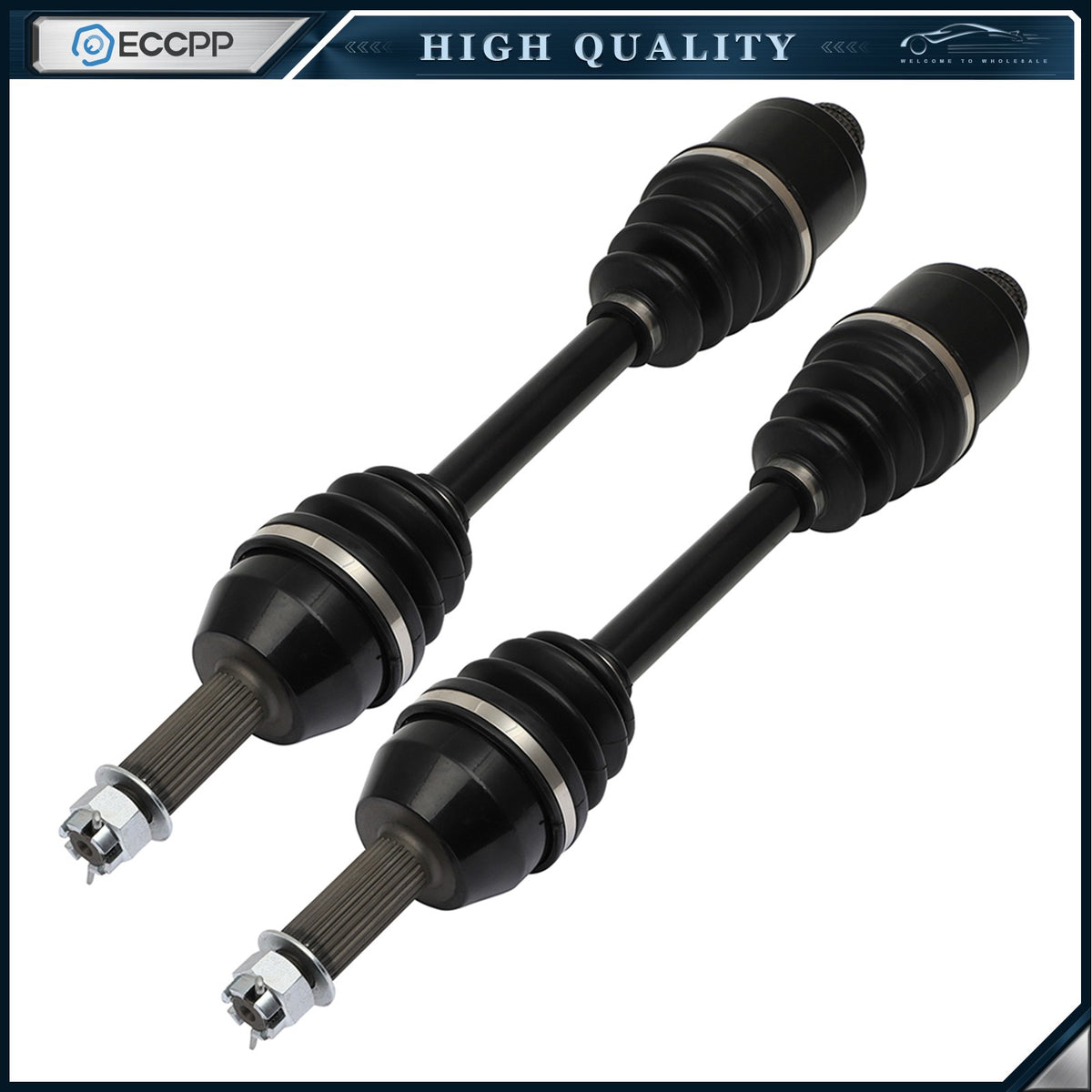 For 2002 Polaris Sportsman 700 Twin Rear Axles CV Joint Driveshaft Half Shaft