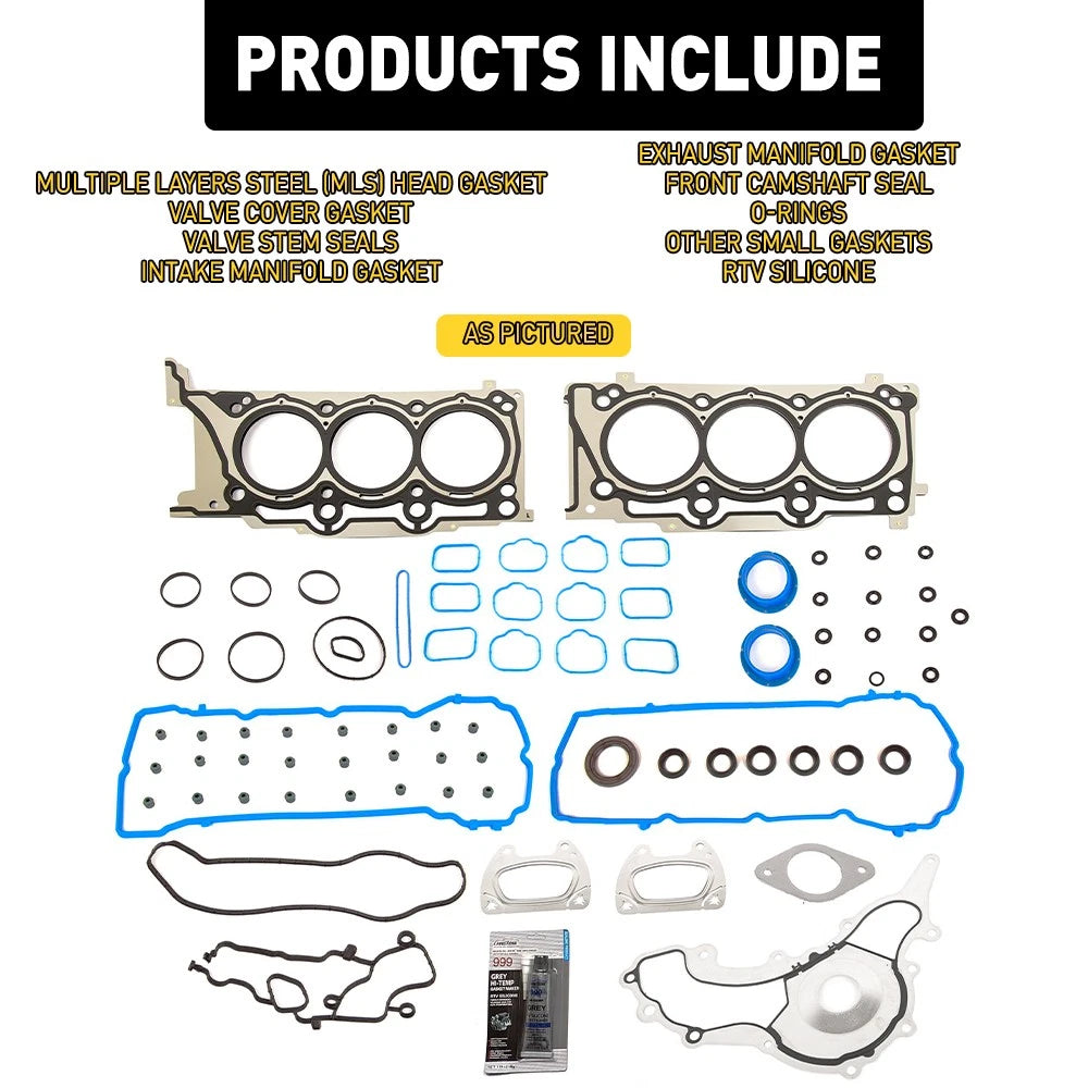 Engine Head Gasket HS26541PT Kit For 2011-2020 RAM 1500 Chrysler Dodge Jeep 3.6L 6B93BC-57