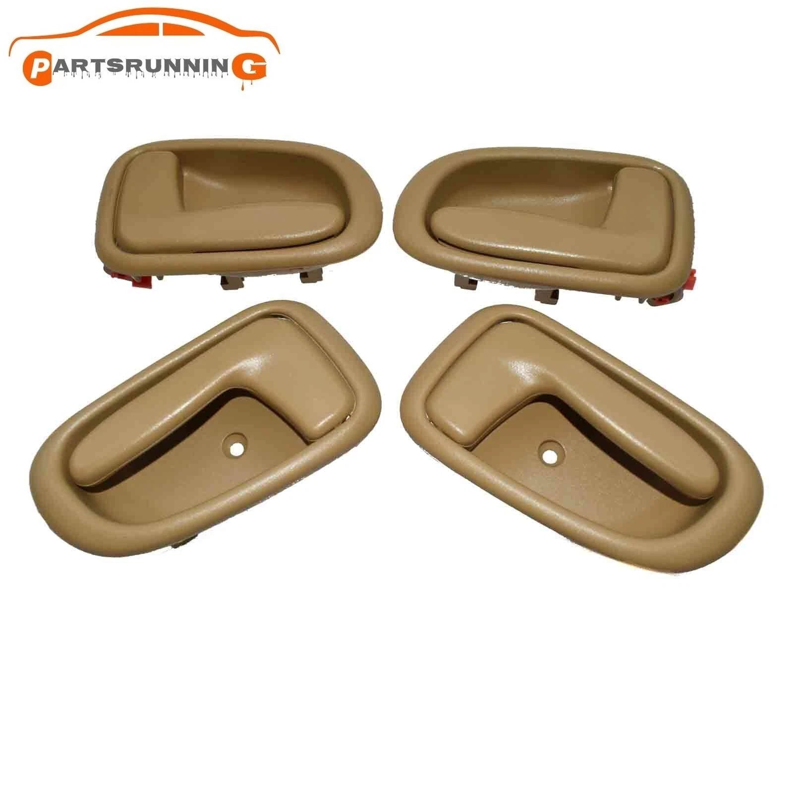 For Toyota Corolla 1993-97 Interior Inner Door Handle LH RH Front Rear Beige Set 6B93BC-57