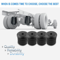 4Pcs W01-358-8050 Air Suspension Bag Spring For Goodyear 1R14-039 Hendrickson 6B93BC-57