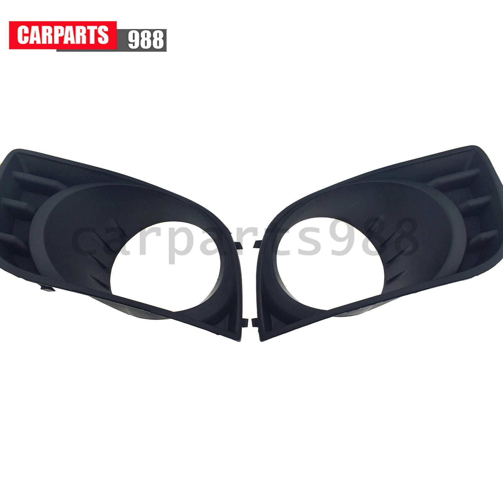 Pair Front Fog Light Cover Bezel For 08-17 Toyota Sequoia 814810C021 814820C021 6B93BC-57