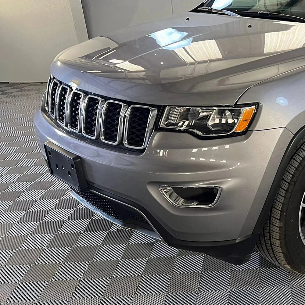 Front License Plate Bracket Holder For Jeep Grand Cherokee 2017-2023 CH1068148 A 6B93BC-57