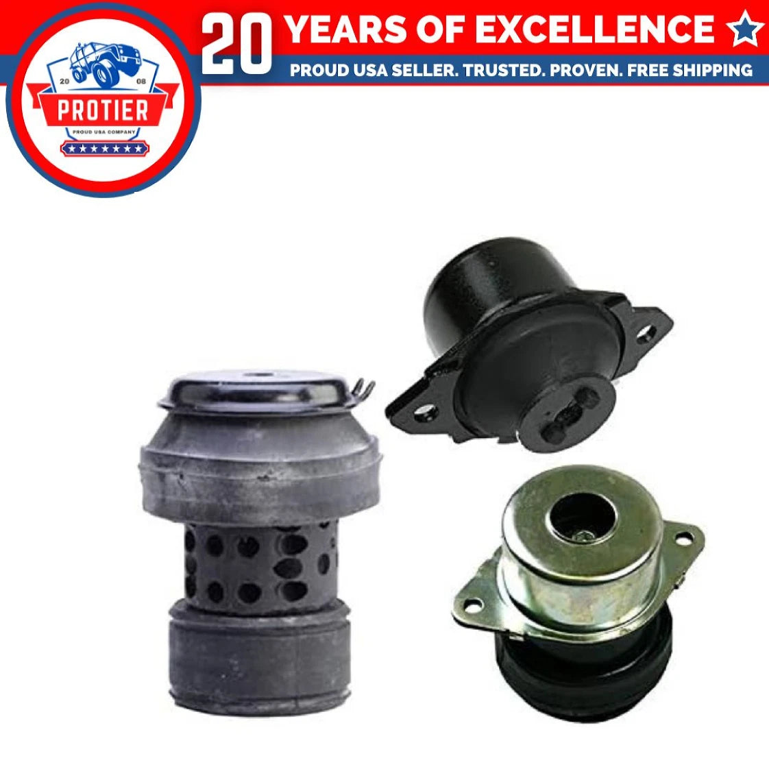 Engine Motor & Trans Mount Set for 1994 - 1998 Volkswagen Jetta / Golf 2.8L 6B93BC-57