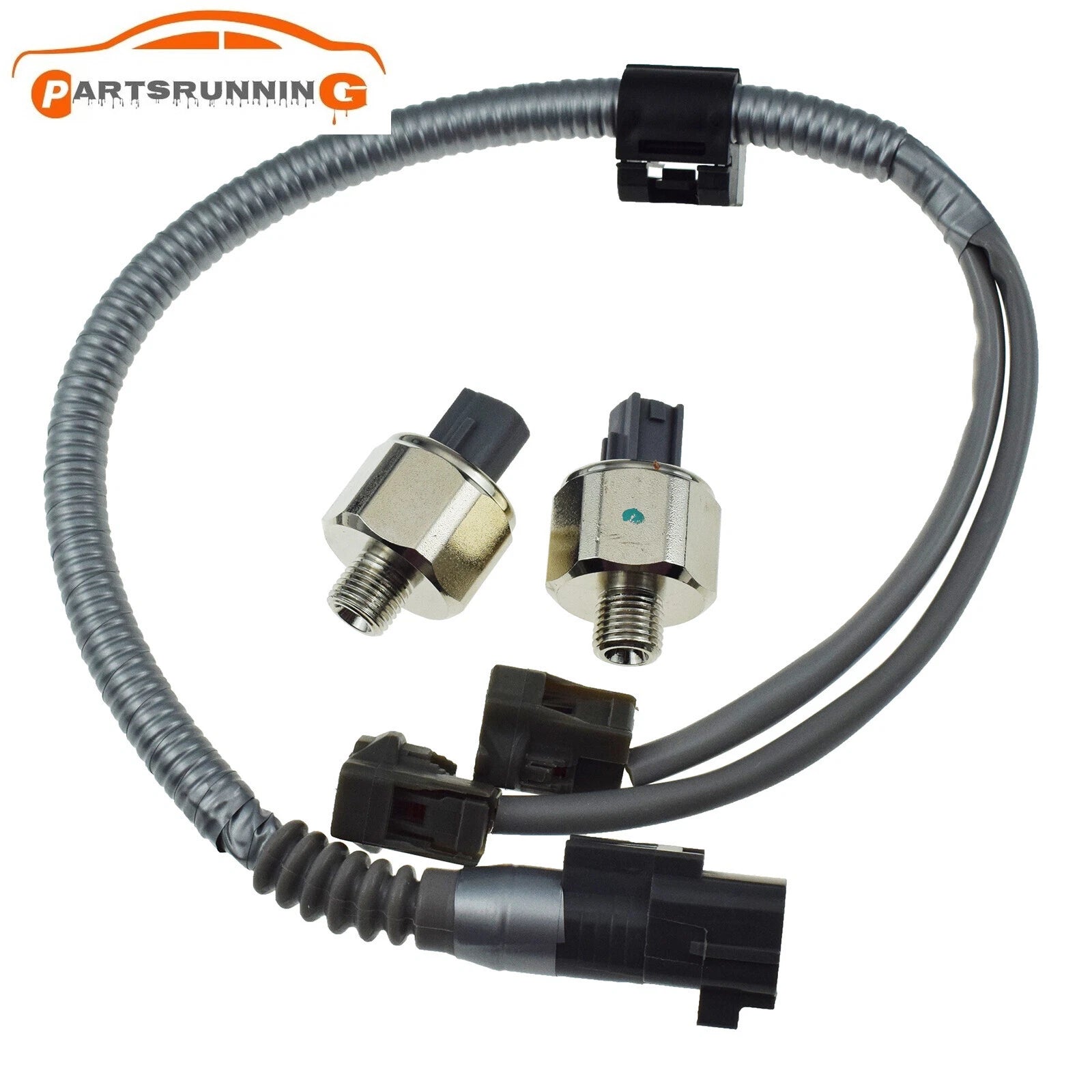 2 Knock Sensor W/ Pigtail Wire Harness Kit For Toyota Lexus Avalon Camry Sienna 6B93BC-57