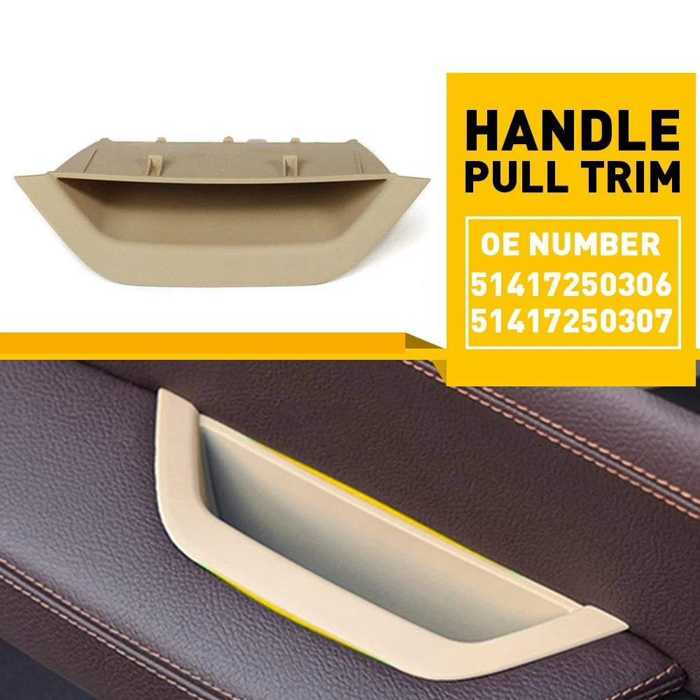 For 2011-2017 BMW F25 F26 X3 X4 Left Side Door Interior Handle Pull Trim Beige A 6B93BC-57