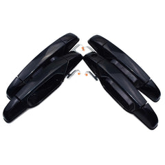 Black Outer Door Handle Front Rear Left Right For Chevy Tahoe GMC Yukon Sierra 6B93BC-57
