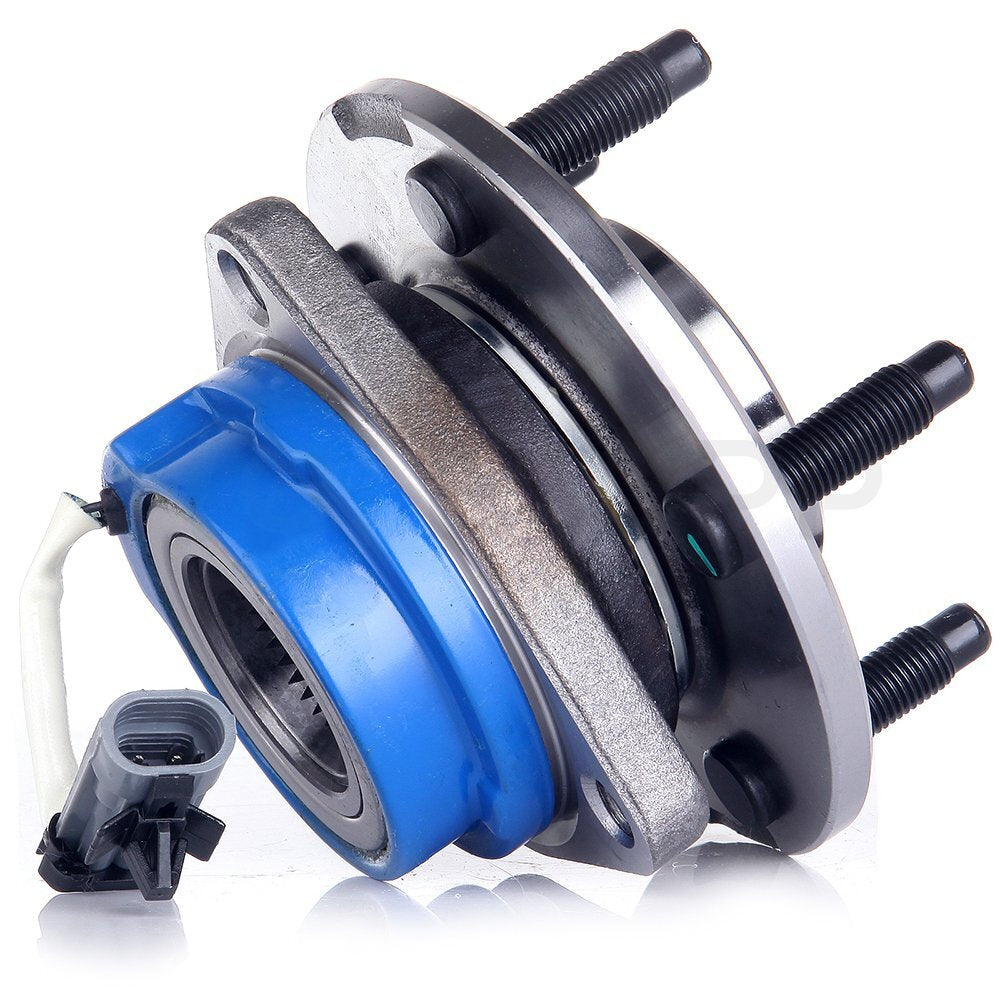 4pc Front Wheel Hub Bearing Assembly ABS Outer Tie Rod For Buick Cadillac FWD 6B93BC-57