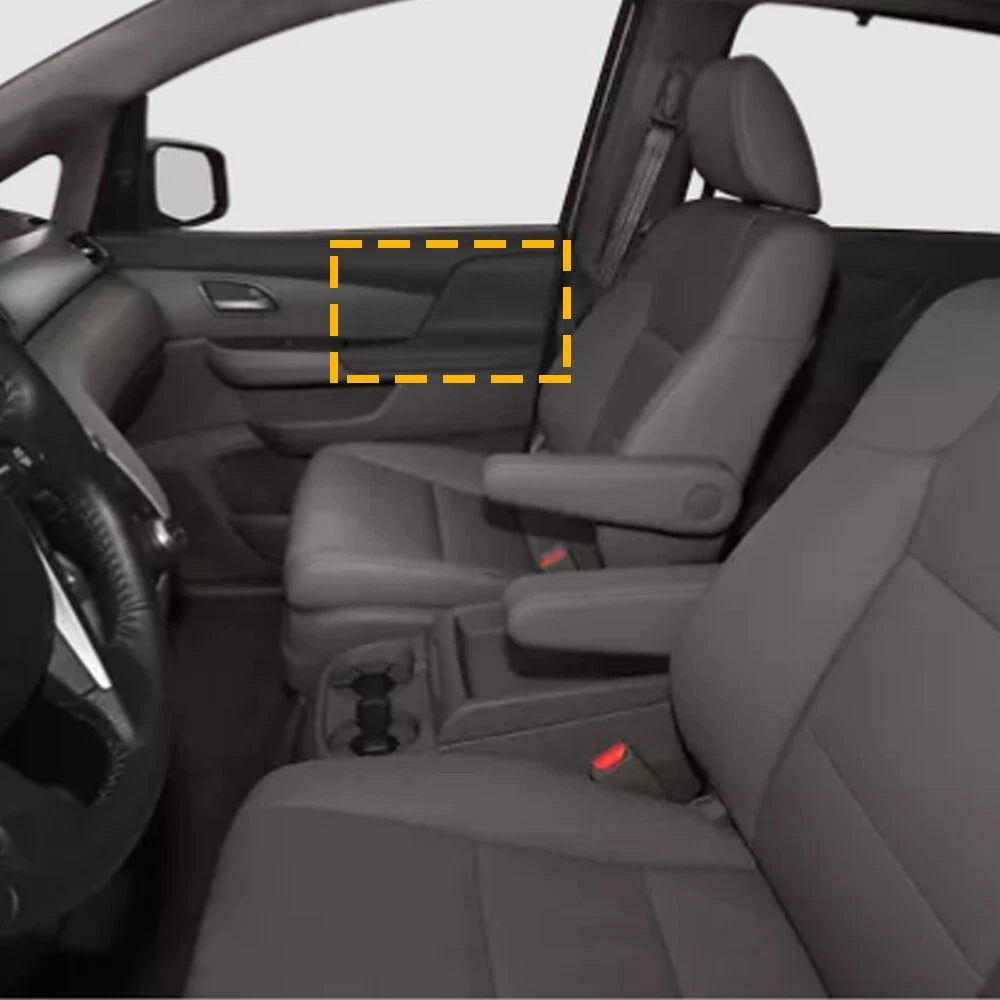 2x For 2011-2017 Honda Odyssey Leather Front Door Panels Armrest Cover Dark Gray 6B93BC-57