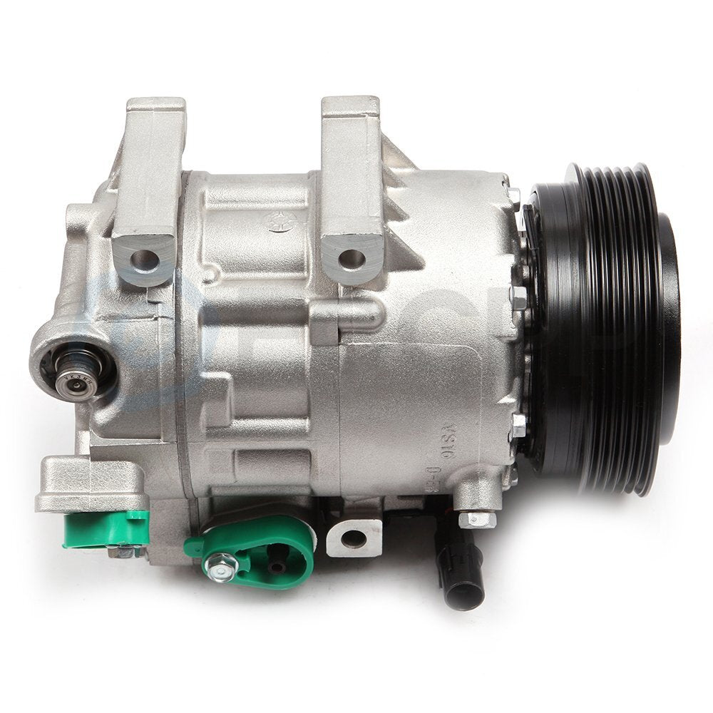 AC Condenser & AC Compressor Cooling Kit For 11-12 Hyundai Santa Fe Kia Sorento 6B93BC-57